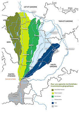Commissions géographiques du territoire Neste et Rivières de Gascogne - Agrandir l'image (fenêtre modale)