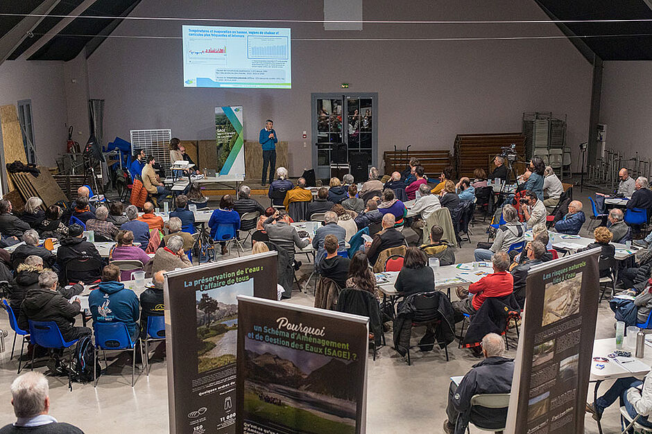 Réunion eau et climat à Arreau – 30 janvier 2024 - © CD 32/JC DEBORD - Agrandir l'image (fenêtre modale)