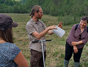 Explication d’un technicien sur le Pla d’Arsoué - Agrandir l'image (fenêtre modale)