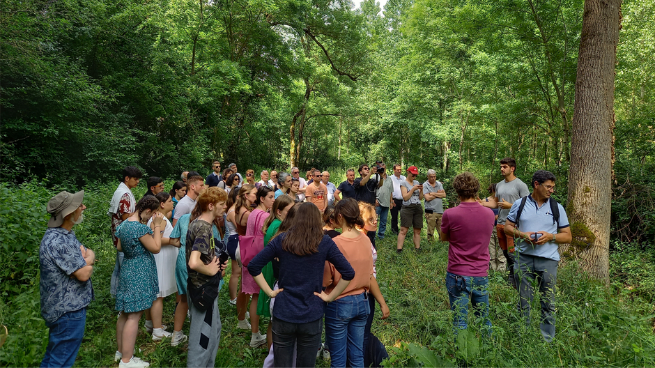 Participation des BTSA ACSE du Lycée Agricole de Nérac à la Commission géographique de travail sur la restauration de l’Auvignon - CD32/JC-DEBORD  - Agrandir l'image (fenêtre modale)