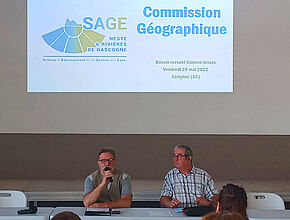 Commission géographique du bassin versant Gimone-Arrats - Agrandir l'image (fenêtre modale)